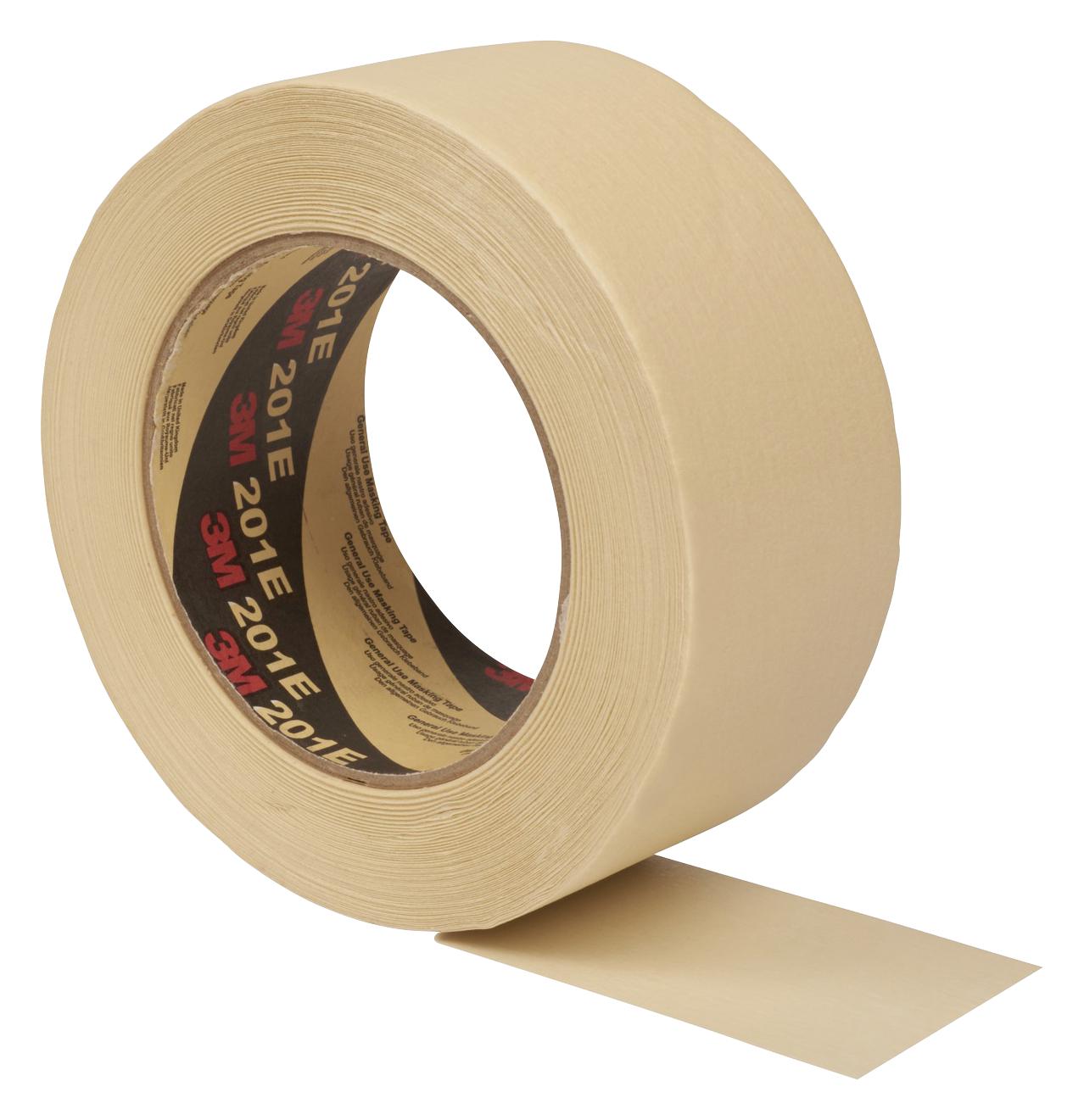 201E 48MM 3m 201E 48MM Masking Tape Crepe Paper Cream