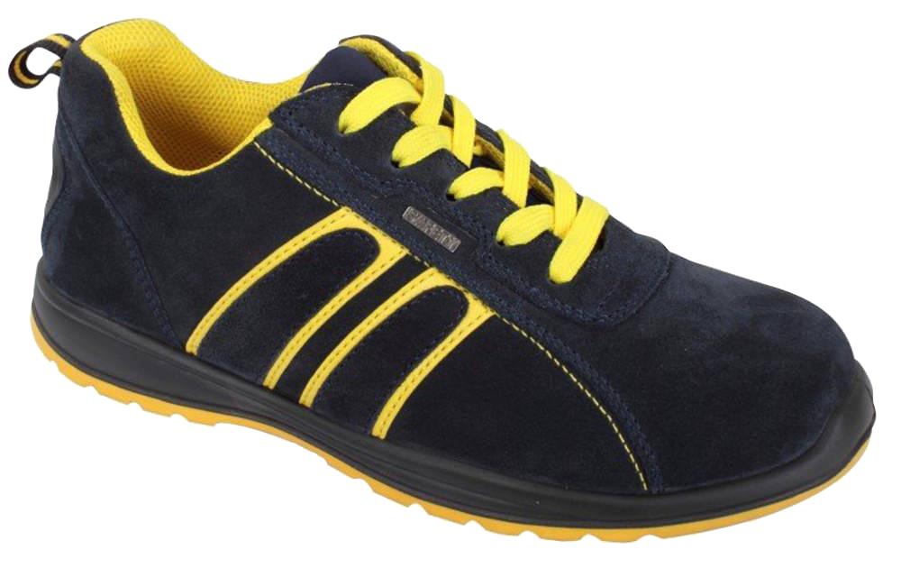 Blackrock Hudson Safety Steel Toe Trainers S1-P SRC Navy/Yellow SALE PRICE 