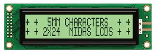 MIDAS DISPLAYS MC22405B6W-GPTLY