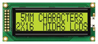 MIDAS DISPLAYS MC21605B6WK-SPR-V2