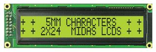 MIDAS DISPLAYS MC22405C6WK-SPR
