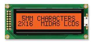 MIDAS DISPLAYS MC21605B6W-FPTLA