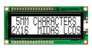 MIDAS DISPLAYS MC21605G6WR-FPTLW-V2