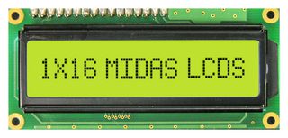 MIDAS DISPLAYS MC11606A6W2-SPTLY