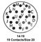 ITT CANNON KPT06F14-19P